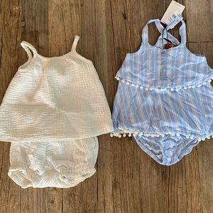 3-6 month sets: Hannah Andersson & 7 for Mankind